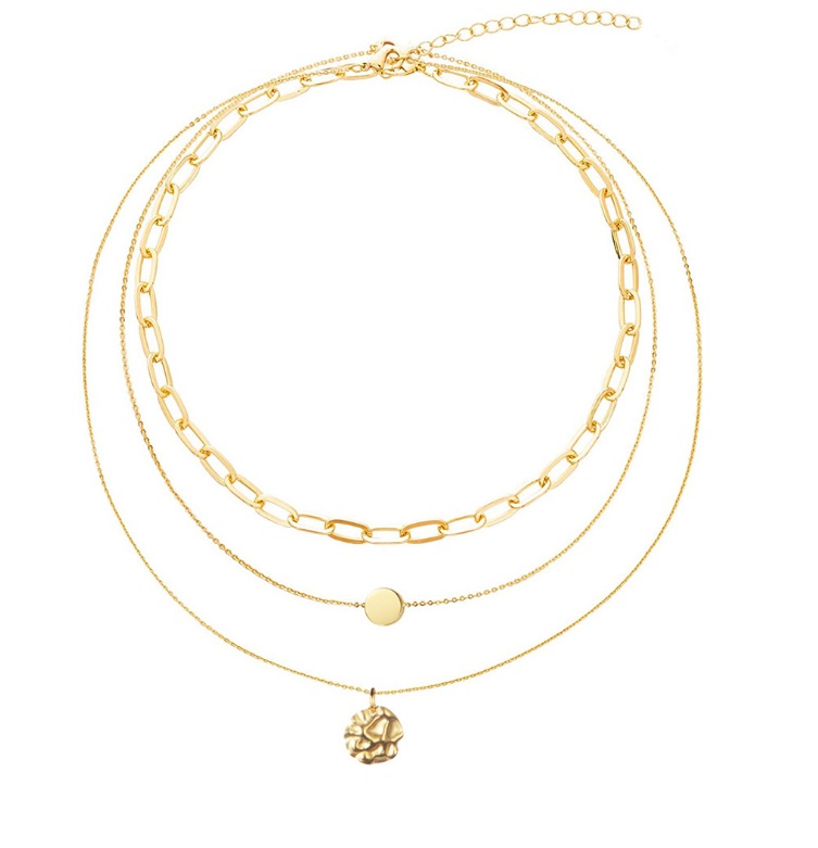 Layered Gold Chain Necklace